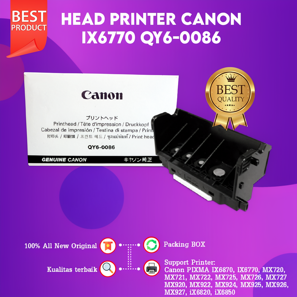 FixPrint Head Printer Canon IX6770 IX6870 MX720 MX721 MX722 MX725 MX726 MX727