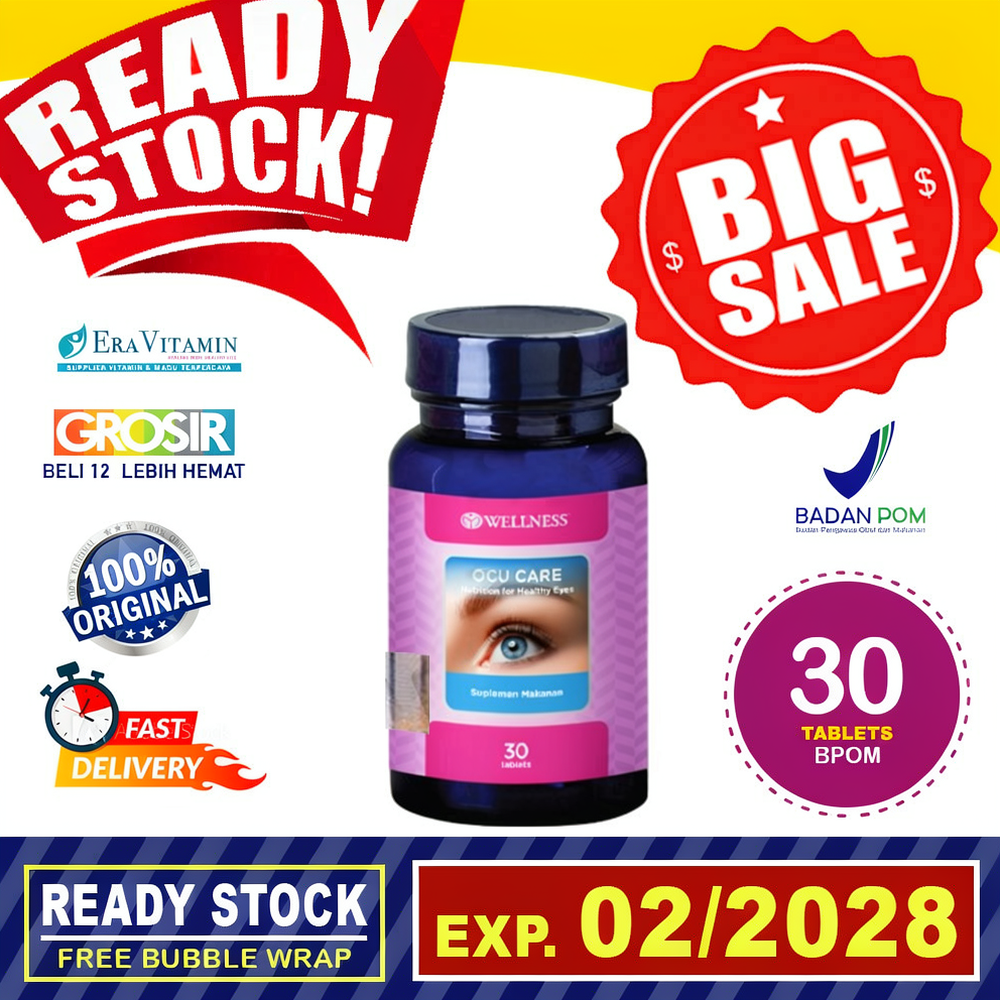 Wellness Ocu care Vitamin Mata Eyevite 30 kapsul ocucare
