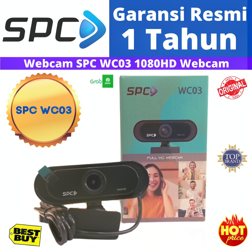 WebCam SPC WC02 1080P FULL HD WebCam SPC WC 02 1080P