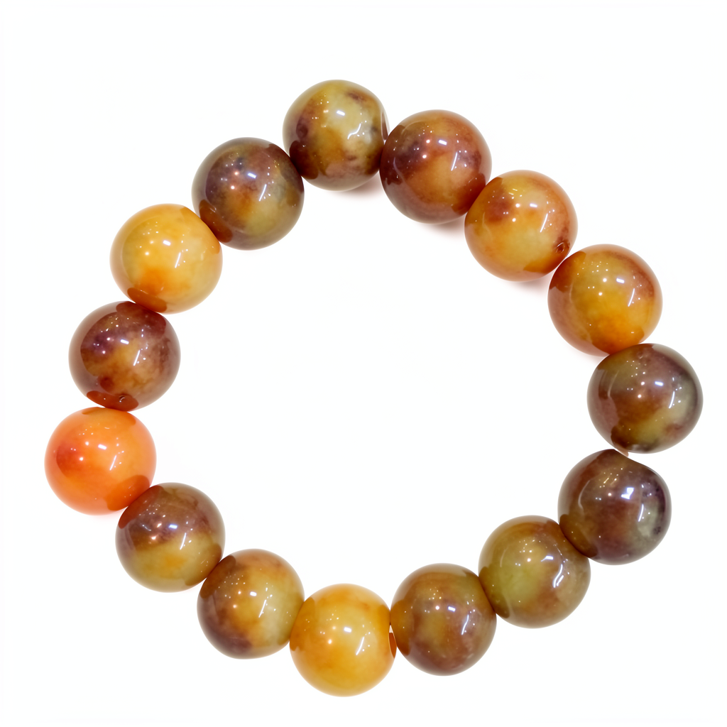 Gelang Batu Giok Coklat Susu HQ