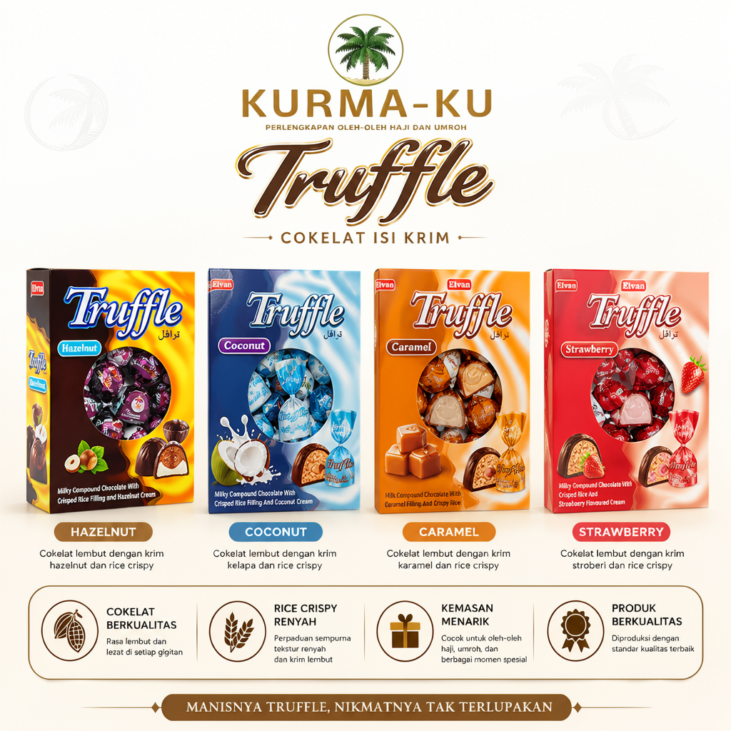 coklat turki truffle 1,8kg x 6 box /coklat elvan turki truffle/coklat turki mix 12kg