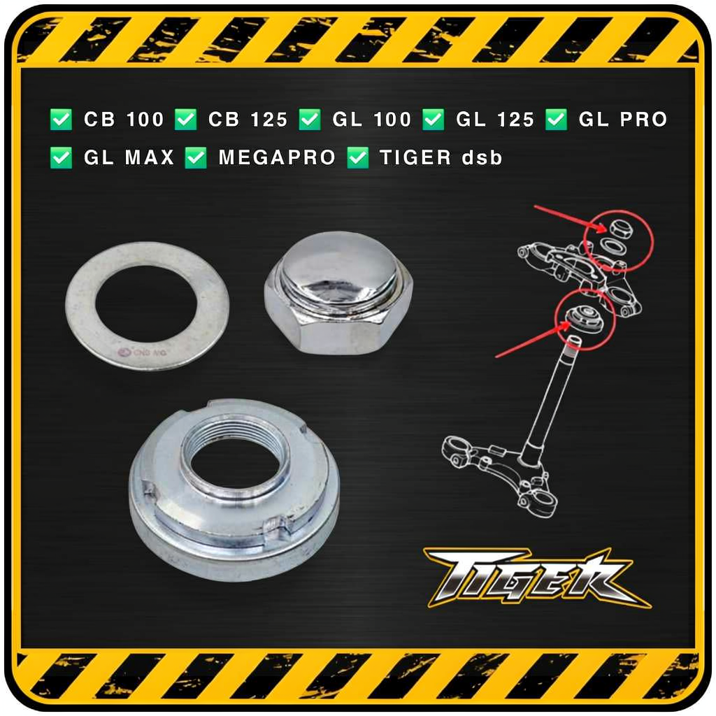 Mur Komstir / Kones Stang Stir Atas & Bawah CB 100 | GL 100 | GL PRO | GL MAX | MEGAPRO | TIGER dsb