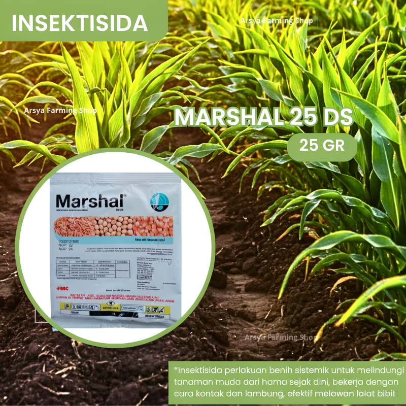 MARSHAL 25 gram Insektisida Pestisida Sebelum Tanam Benih