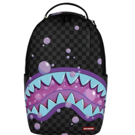 SPRAYGROUND PURPLE SLIME SHARK BACKPACK