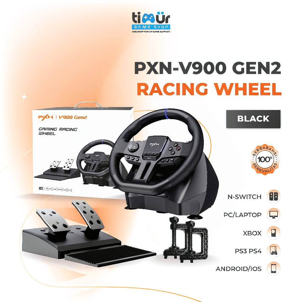 PXN V900 GEN2 Steering Wheel Racing Race With Pedals Stir Setir Controller PS3 PS4 PC Xbox Series Ni