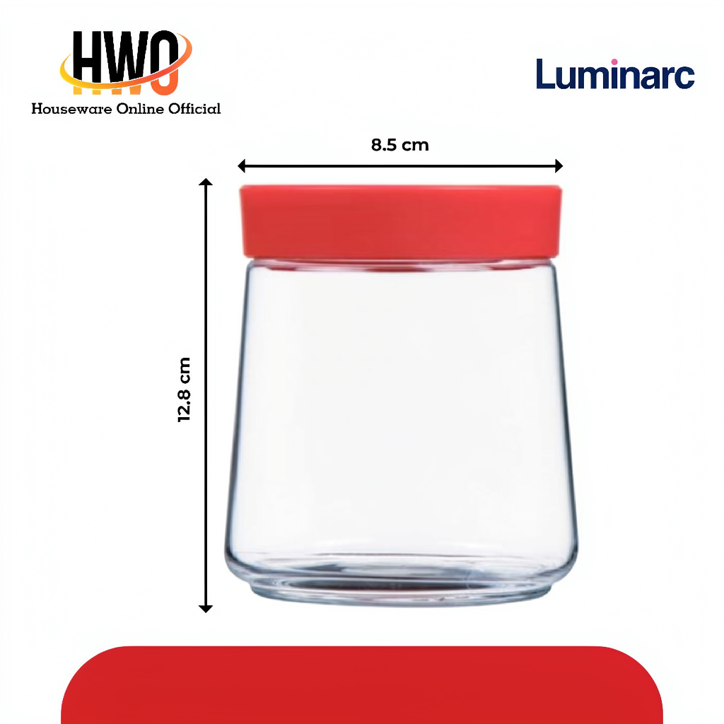 Luminarc Toples Pot Swing Lid Red 0.75 Liter / pc