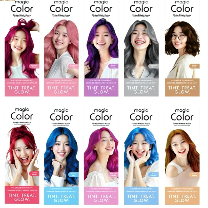 Inaura Identity Magia Color Tinted Hair Mask - cat semi permanen 75ml