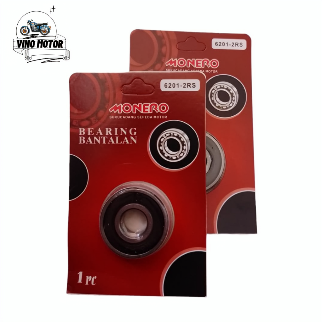 BEARING / LAHER RODA DEPAN 6201 2RS ORIGINAL MONERO