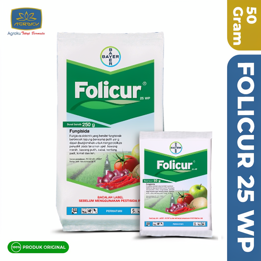 Fungisida FOLICUR 430SC - 50 gram