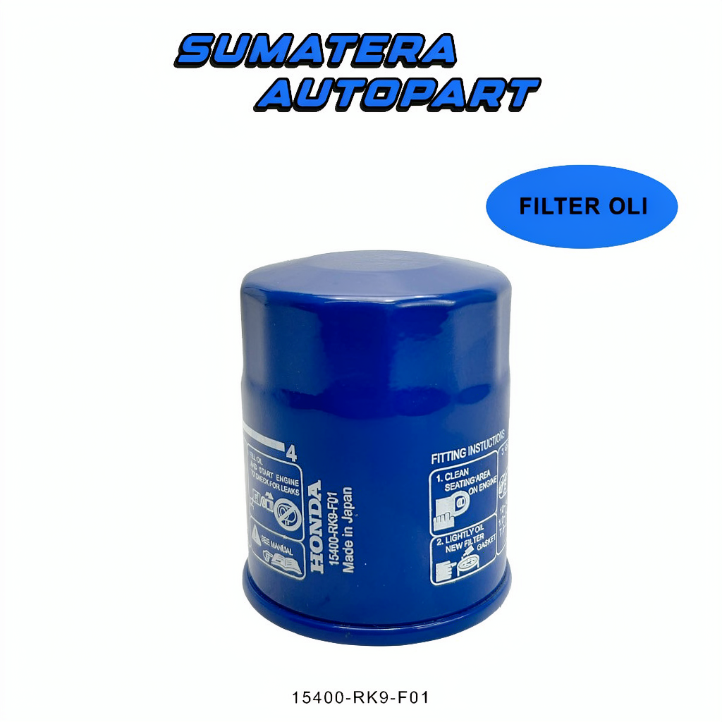 Filter Oli Oil Filter Saringan Oli Mobil Honda Accord Civic Crv Freed Jazz City Brio Mobilio Hrv Brv