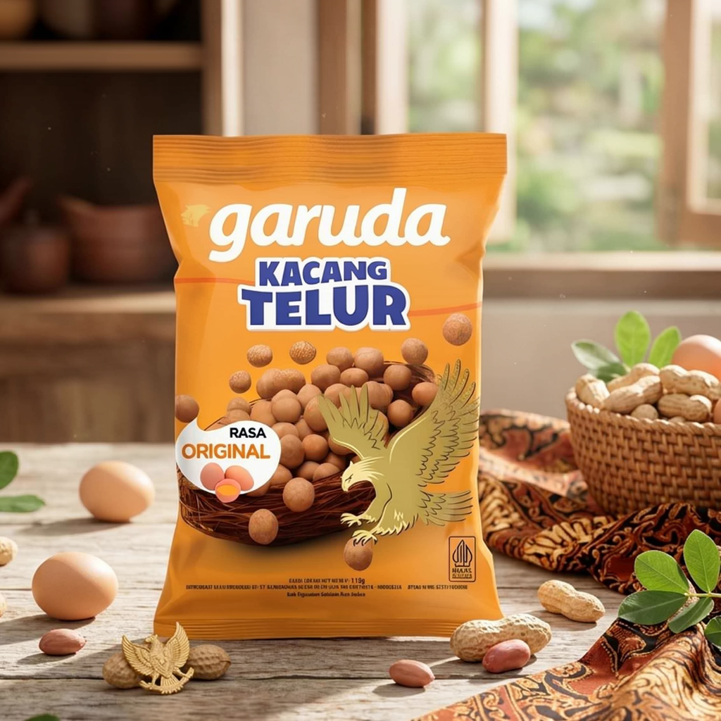 Kacang Telur * Garuda Kacang * Kacang Telur Rasa Original * 110gr