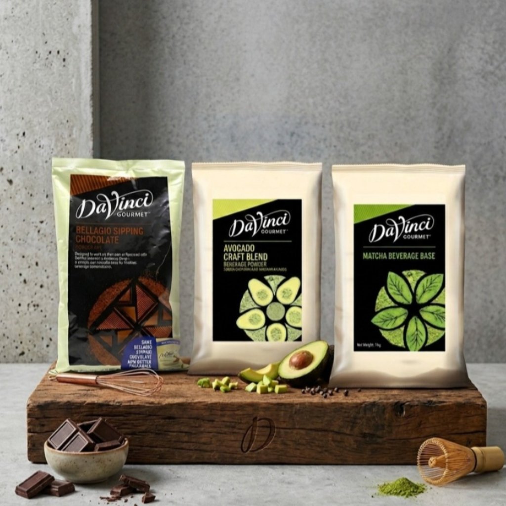 [1kg] DaVinci Gourmet Powder Series - Bellagio / Matcha / Avocado (Premium Base)
