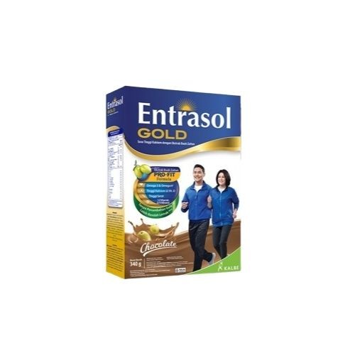 

Entrasol Gold Susu Berkalsium Tinggi Cokelat 340 gram