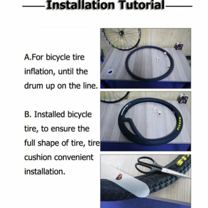 JTTOP" TIRE LINER ROADBIKE 700C PELINDUNG PELAPIS BAN DALAM SEPEDA ROADBIKE