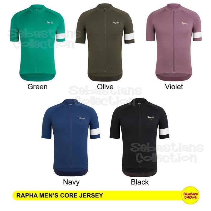 JTTOP" RAPHA CORE JERSEY WHITE STRIPES - RAPHA JERSEY - JERSEY RAPHA ORIGINAL