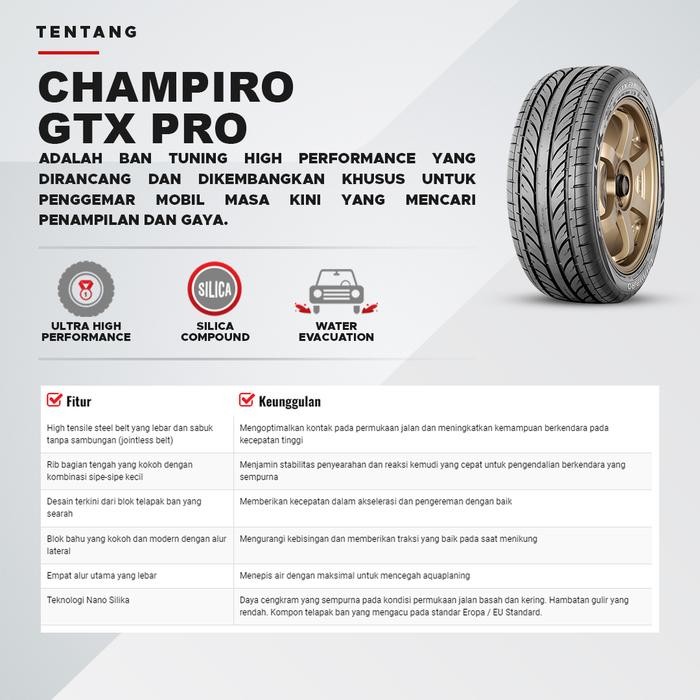 Ban GT Radial GTX ukuran 225/45 R18