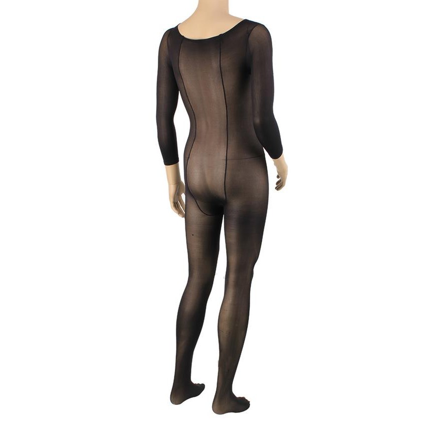 Body Stocking / Pantyhose Pria Warna Hitam