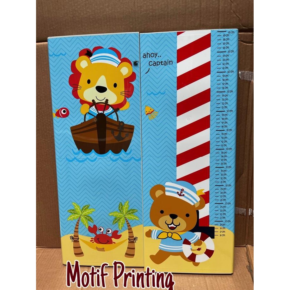 Lemari Tabitha 4 Susun Ls2P Printing Motif Karakter Lemari Anak -Gratisongkir