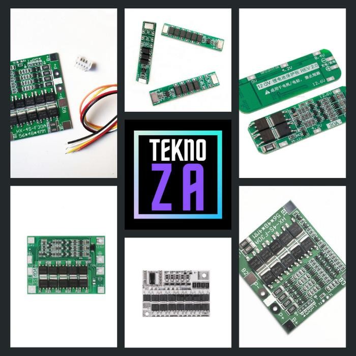 Bms 1S 2S 3S 4S Li-Ion 3.7V Lifepo4 3.2V 15A - 100A Baterai Lithium