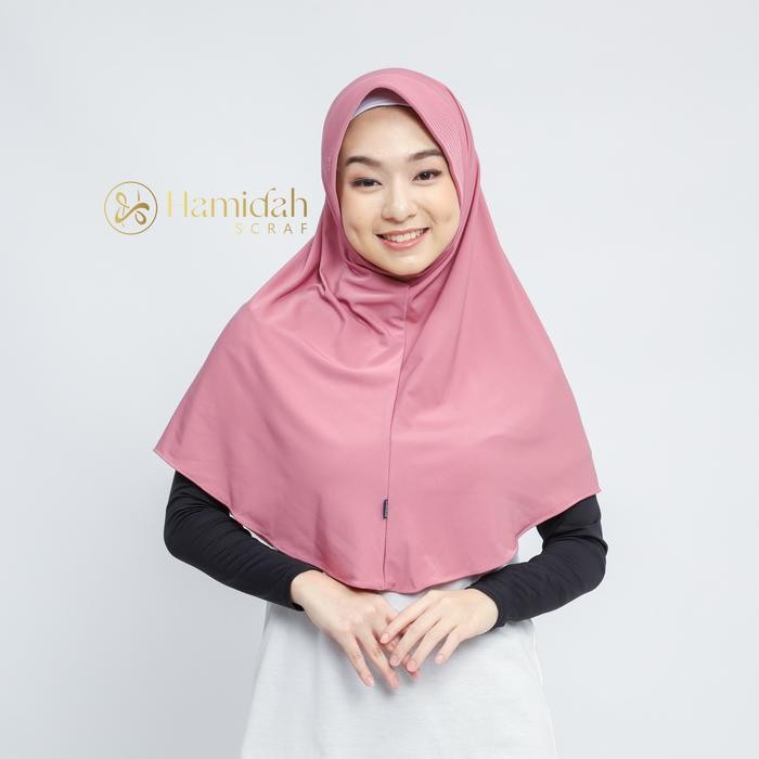 Hamidah - HIJAB BERGO HAMIDAH SIZE L Kerudung Oval