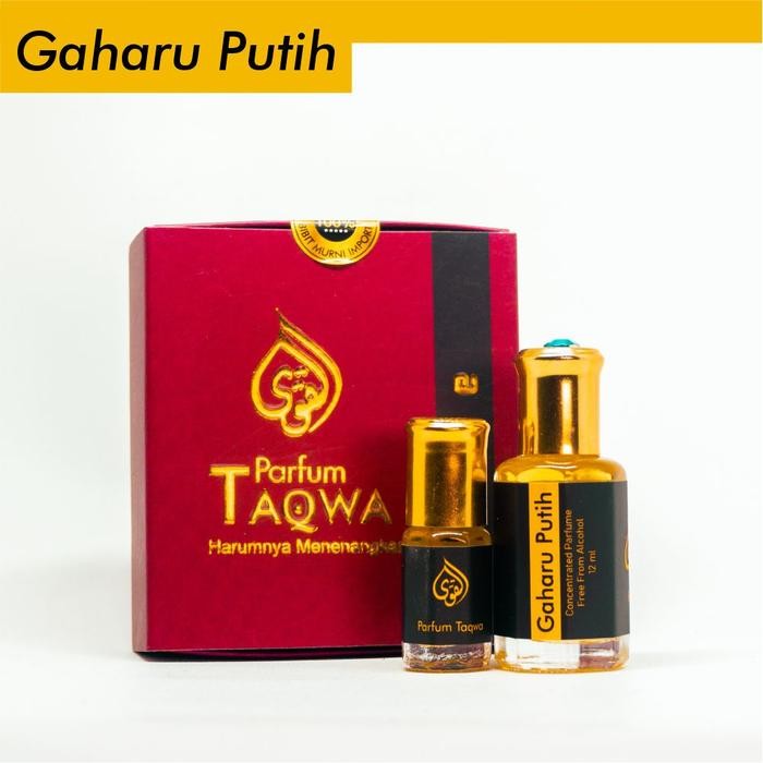 Minyak GAHARU PUTIH 12 ml Parfum Sholat GAHARU PUTIH [Non Alcohol]