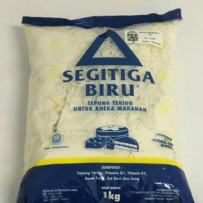 

(Expert) tepung terigu segitiga biru 1 kg Bogasari
