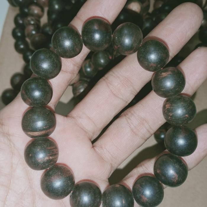 Gelang Kayu Gaharu Zebra Langka/super king 15 mm