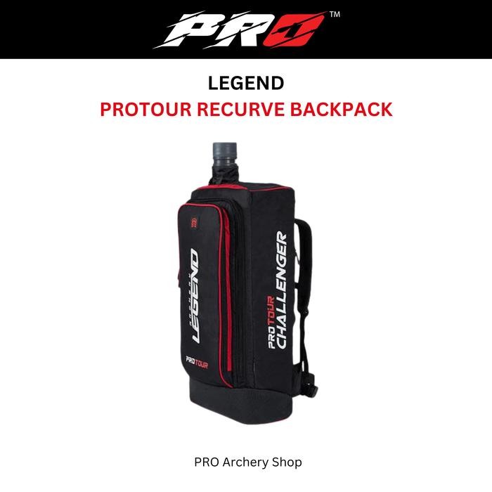 Legend Protour Challenger Recurve Backpack / Backpack Legend / Tas Legend / Tas Ransel Panahan /