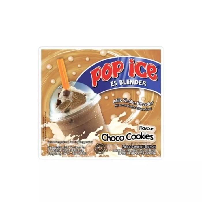 

(Expert) Pop Ice Milk Shake Powder Choco Cookies 1 Renceng