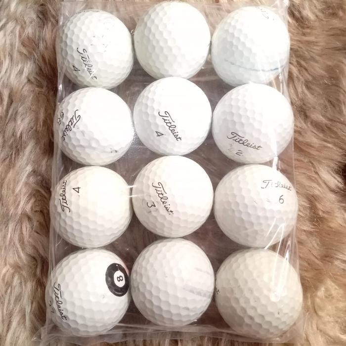 Bola Golf Bekas Titleist Pro V1 Dan Pro V1X 12 Pcs