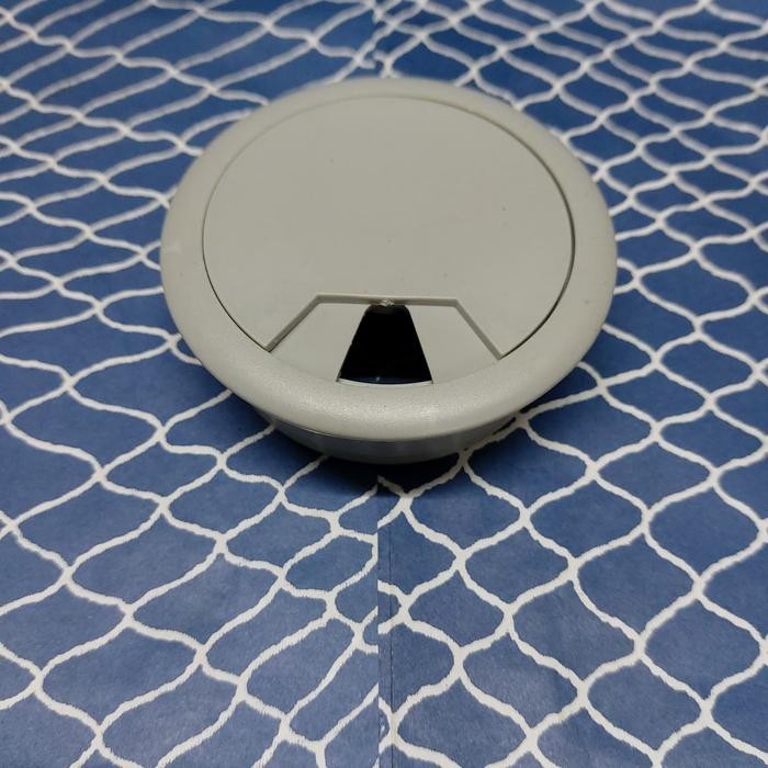 Tututp Lubang Kabel / Grommet Meja / Gromet Meja Abu-Abu