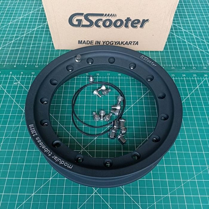 Velg Tubeless Vespa Modular GScooter Ring 10 PX Excel Sprint