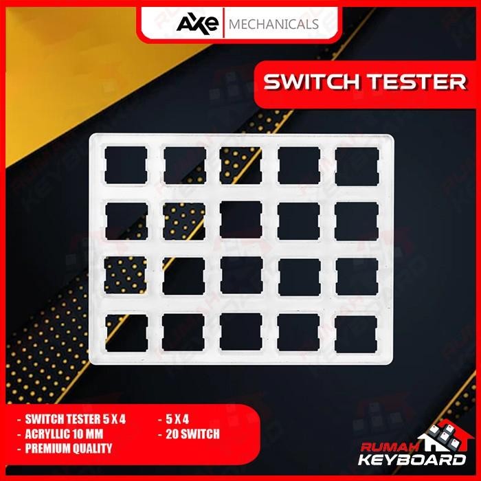 LUBE STATION - SWITCH TESTER - MECHANICAL KEYBOARD - ACRYLIC