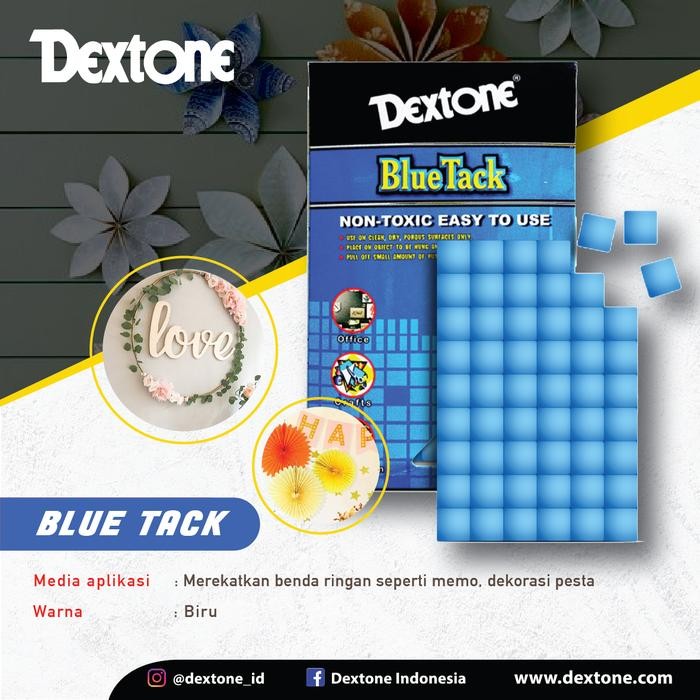 

Stok Baru Lem Serbaguna Blue Tack Dextone