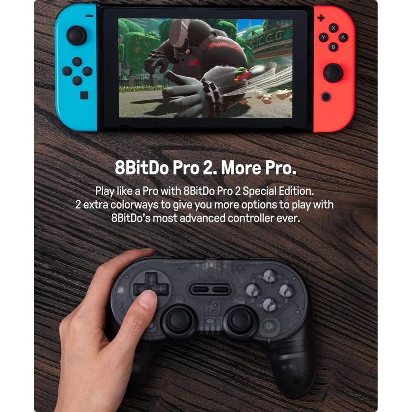8bitdo PRO 2 Colors Controller Bluetooth Gamepad Wireles Switch