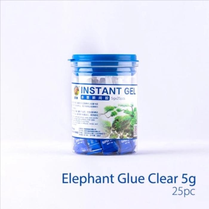 

Stok Baru Elephant Super Glue 5g / Lem koral / Coral Glue 1 toples