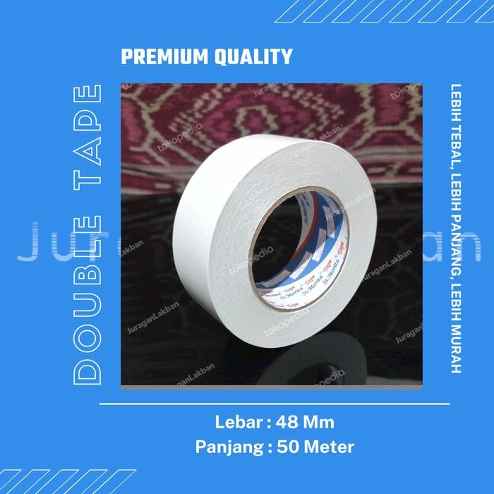 

Stok Baru Double Tape/Tip Besar (2 inch) 48mm x 50 Meter