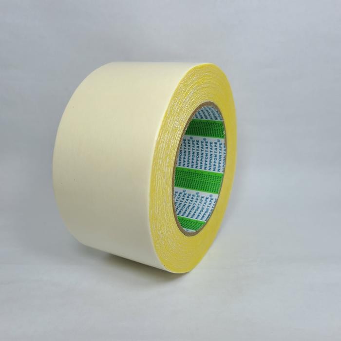 

Stok Baru Lakban/ Isolasi/ Double tape lengket Nippon Tape untuk karpet 60mmx20M