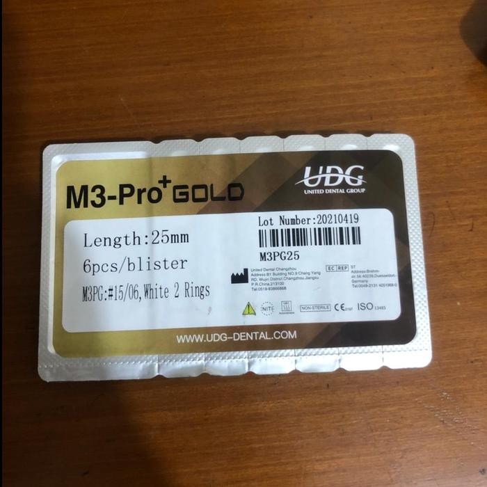 

Stok Baru M3-Pro Gold #15/06 Single Pack ukuran 21 atau 25 mm