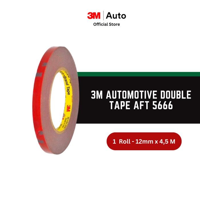 

Stok Baru 3M AFT Acrylic Foam Tape 5666 Double Tape Mobil - 12 mm x 4.5 m