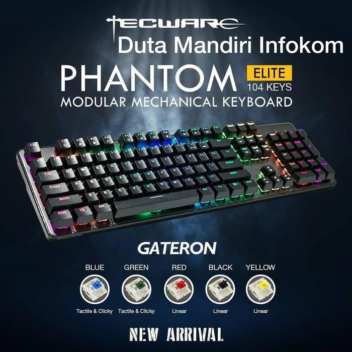 Tecware Phantom Elite 104 RGB Mechanical Gateron Gaming Keyboard