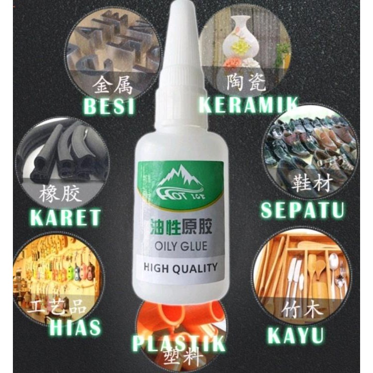 

Stok Baru ADEZIV STRONGEST GLUE / LEM SUPER KUAT - BELI 1 GRATIS 1- OSM