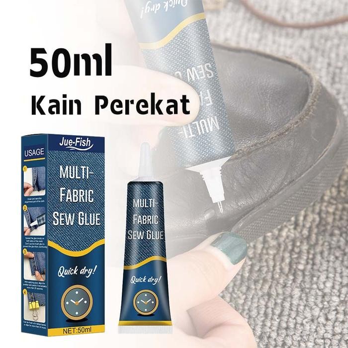 

Stok Baru 50ml Kain Lem Multifungsi Lem Untuk Kain Atau Pakaian Universal Fabric Glue Lem Tekstil