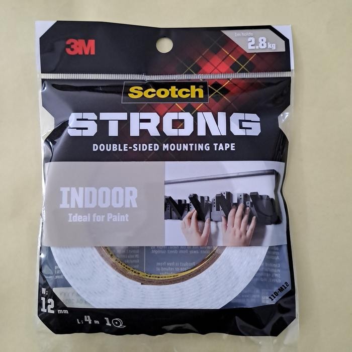 

Stok Baru Double Tape 3M Scotch Monting,Size:12mm x 3 Mtr