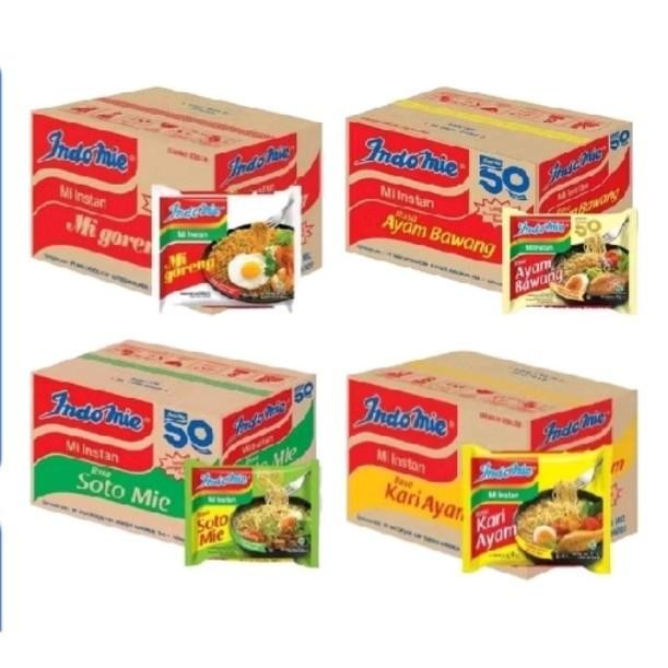 

Caraka.store1 Indomie mix varian rasa Ayam bawang,kari Ayam,soto,goreng isi 30&40 Instan Food