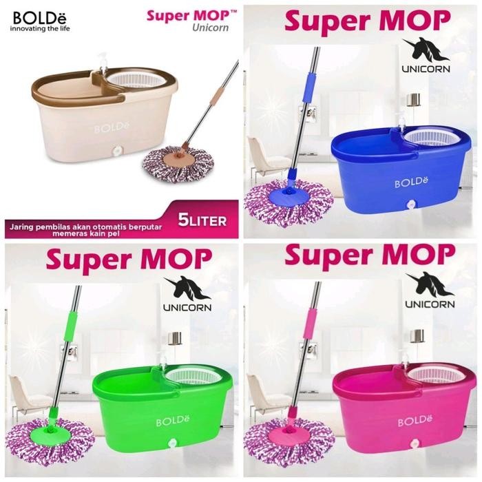 Pel Otomatis Super Mop Plastik Unicorn