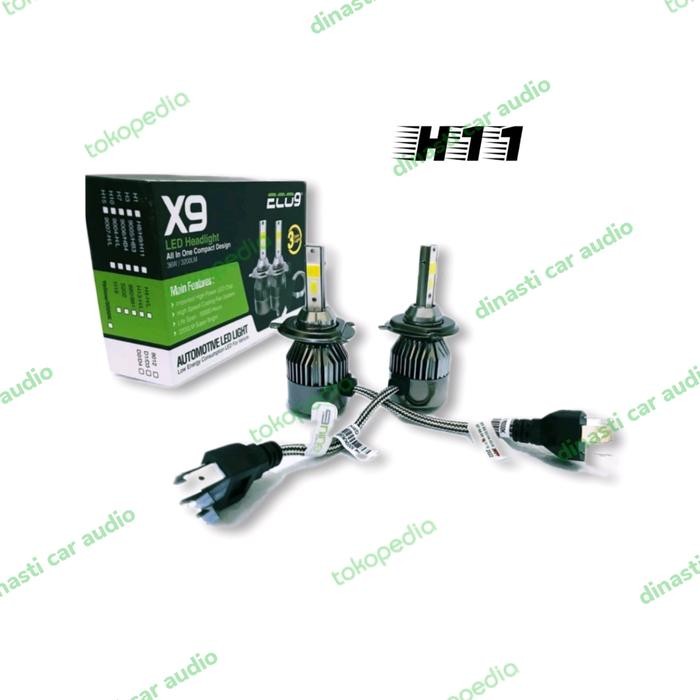 Lampu LED H11 LUMINOS ECO9 / X9 - New Series - Original