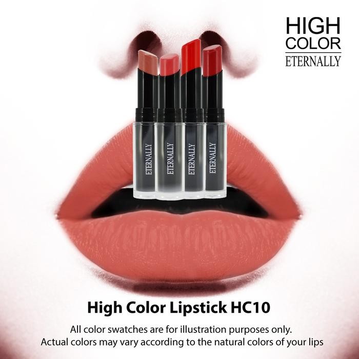 READY STOK ETERNALLY [ HC 10 ] HIGH COLOR MATTE LIPSTICK (ONLINE EXCLUSIVE) LIPSTIK WATERPROOF