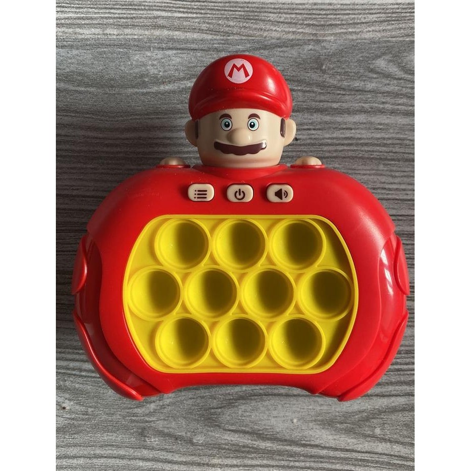 Mainan Edukasi Pop It Elektronik Quick Push Popit Elektrik Super Mario