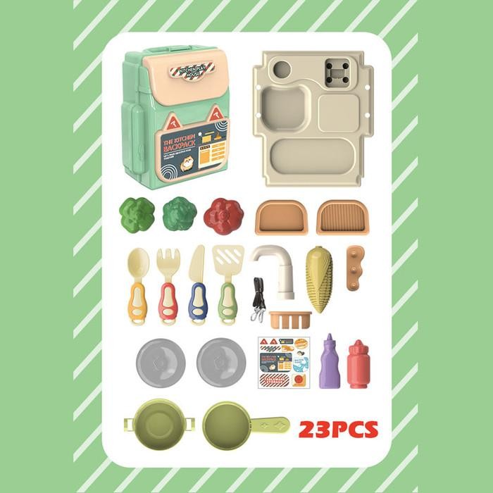 Mainan Masak Masakan Koper Tas - Mainan Kitchen Set Tas